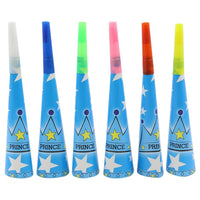 Birthday- Prince Horn (6 Pcs ) E-86/ E-486 Birthday & Party Supplies