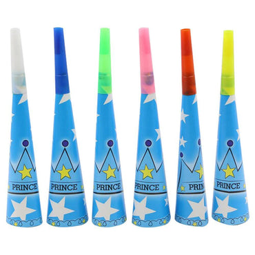 Birthday- Prince Horn (6 Pcs ) E-86/ E-486 Birthday & Party Supplies