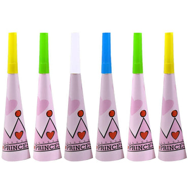 Birthday- Princess Horn (6 Pcs) / E-474 Birthday & Party Supplies