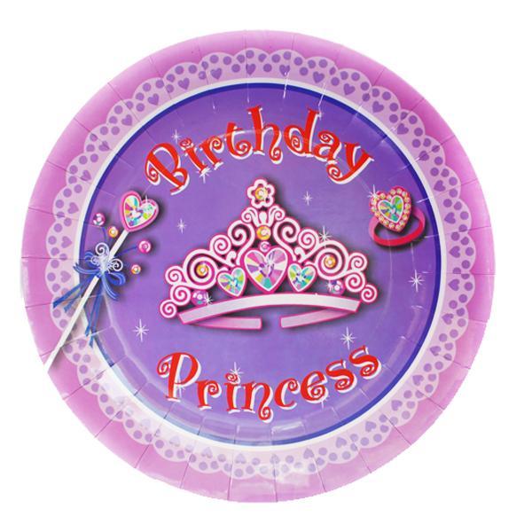 Party Plate -Birthday Princess Paper E-490 Birthday & Party Supplies