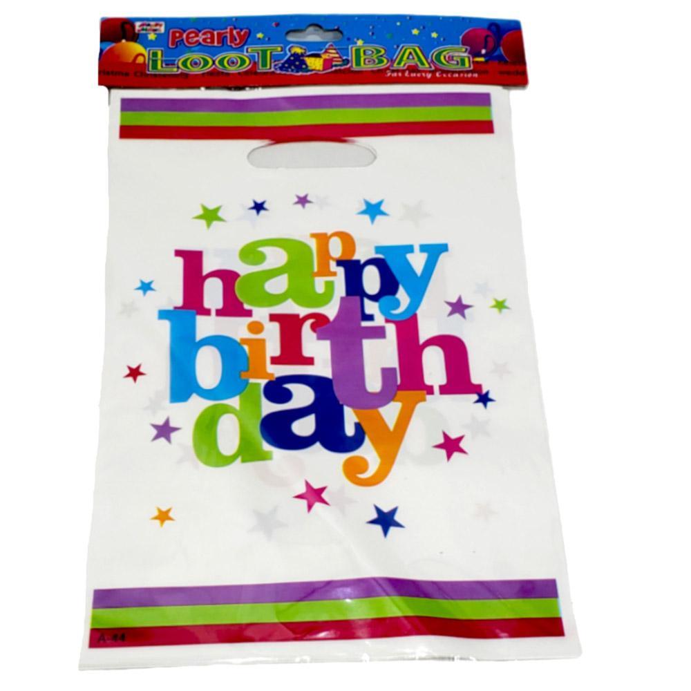 Happy Birthday Gift Bags (6 Pcs) E-524/ H-159 Birthday & Party Supplies