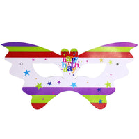 Happy Birthday Star Masks ( 6 Pcs) / H-166/e-531 Birthday & Party Supplies