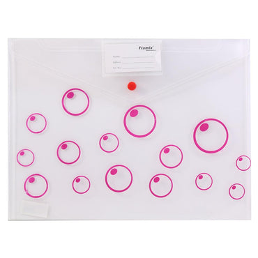 Tramix Transparent File Bag / 809F - Karout Online -Karout Online Shopping In lebanon - Karout Express Delivery 