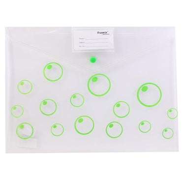 Tramix Transparent File Bag / 809F - Karout Online -Karout Online Shopping In lebanon - Karout Express Delivery 