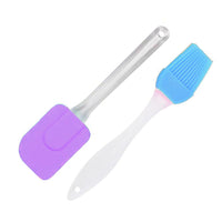 Silicone Spatula and Brush Set ( 2 Pcs) - Karout Online -Karout Online Shopping In lebanon - Karout Express Delivery 