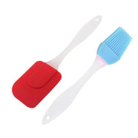 Silicone Spatula and Brush Set ( 2 Pcs) - Karout Online -Karout Online Shopping In lebanon - Karout Express Delivery 