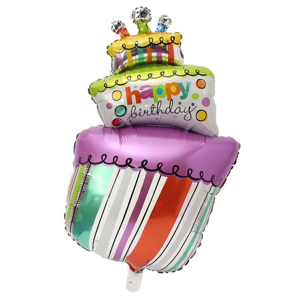 Birthday Layers Cake Helium Balloon Birthday & Party Supplies