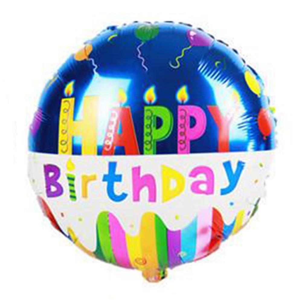 Happy Birthday Helium Balloon Ab-6 Blue Birthday & Party Supplies