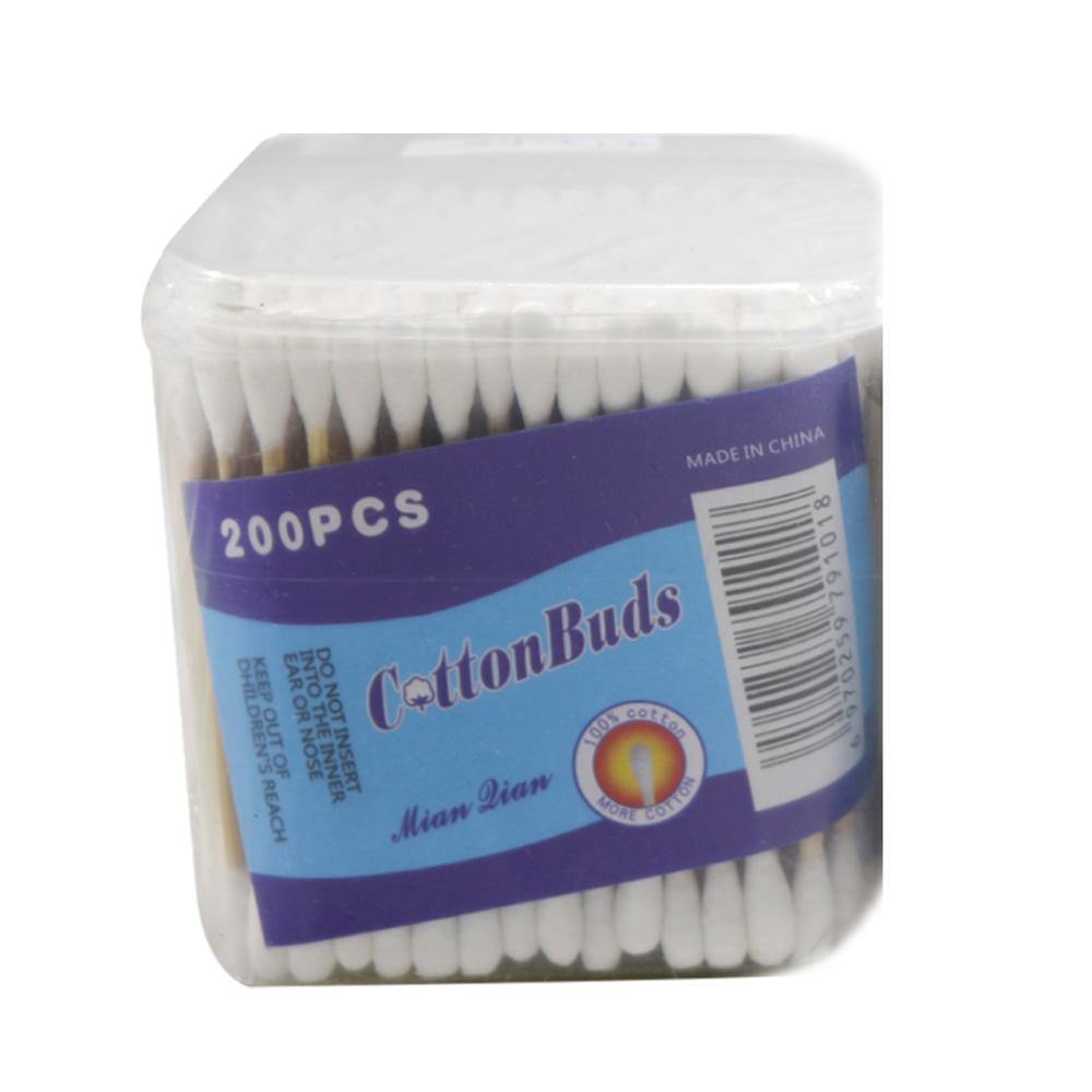 Cotton Buds (200 Pcs) / E-724 - Karout Online -Karout Online Shopping In lebanon - Karout Express Delivery 
