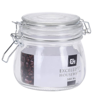 Glass Jar With Pressure Cap / Mw-755 Home & Kitchen