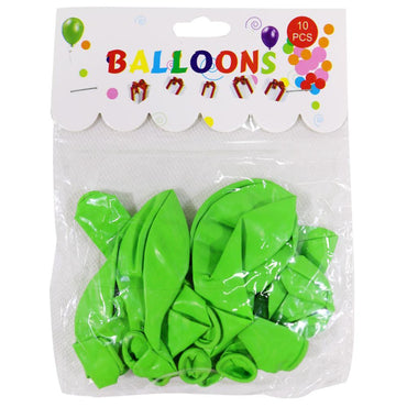 Birthday- Colored Balloons (6 Pcs) / M-286/784158/6920192155019 Light Green Birthday & Party