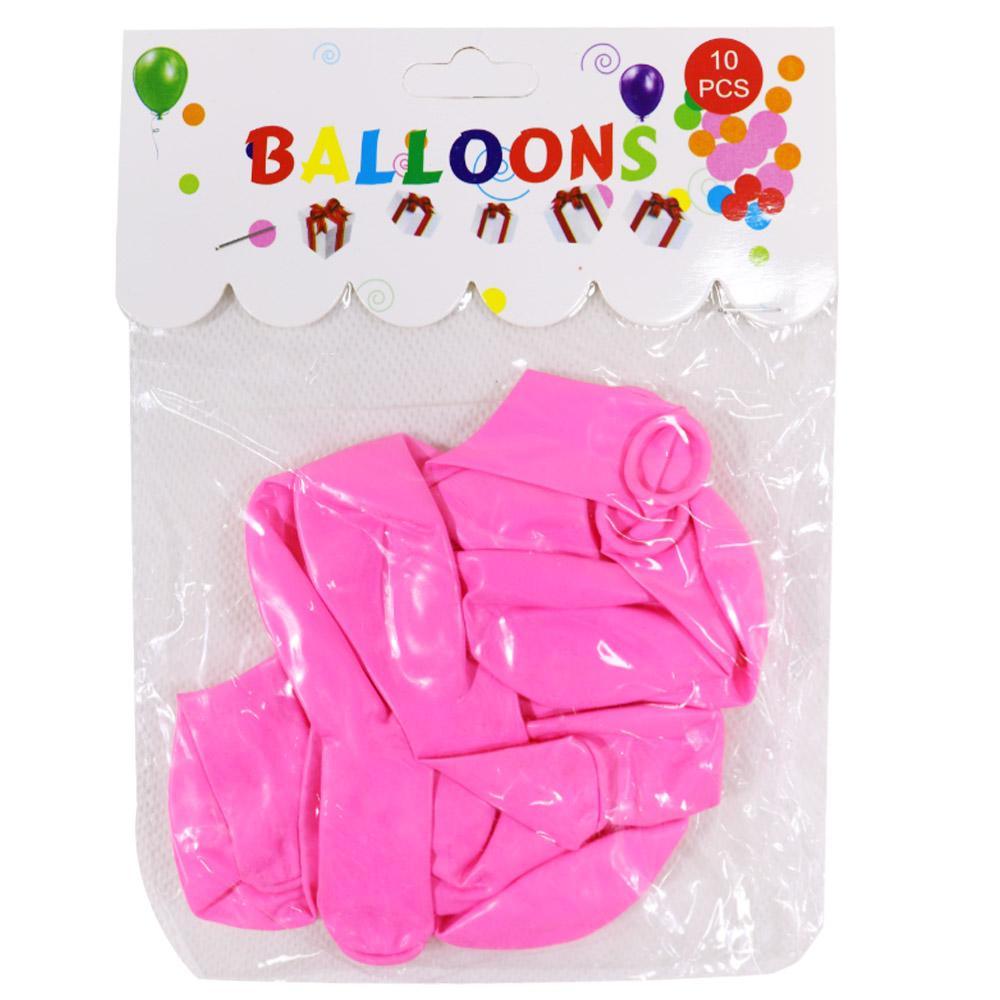 Birthday- Colored Balloons (6 Pcs) / M-286/784158/6920192155019 Pink Birthday & Party Supplies