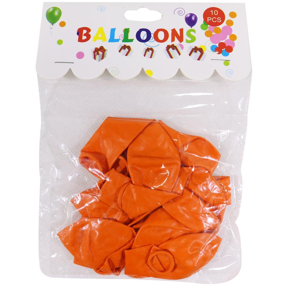 Birthday- Colored Balloons (6 Pcs) / M-286/784158/6920192155019 Orange Birthday & Party Supplies
