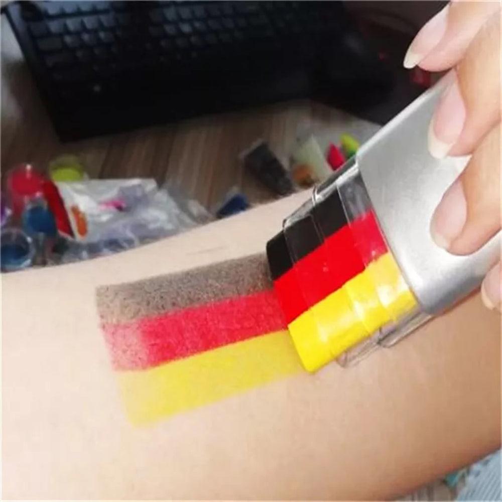 World Cup Color Flag Face Painting / WD-12 - Karout Online -Karout Online Shopping In lebanon - Karout Express Delivery 