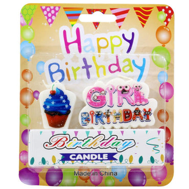 Happy Birthday Candle / 600012 Girl Birthday & Party Supplies
