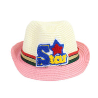 Kids Cow Boy Straw Hat.