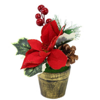 Christmas Plant Pot Decoration 17 x 5 cm.