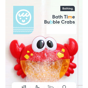 Cute Crab Bubble Machine Automatic Blowing Bubble With Music Baby Bath Funny / 860005