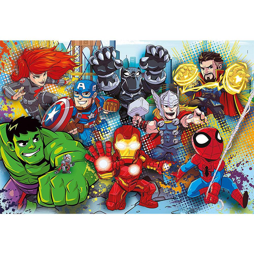 Clementoni  Super color Puzzle  Marvel Super Hero Avengers - Karout Online -Karout Online Shopping In lebanon - Karout Express Delivery 