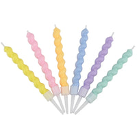 Birthday Colorful Candles 6 Pcs / 22FK151