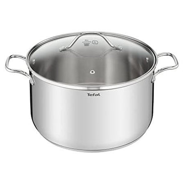 Tefal Intuition Stockpot 28 cm + Glass Lid / B8649004 / B8646404