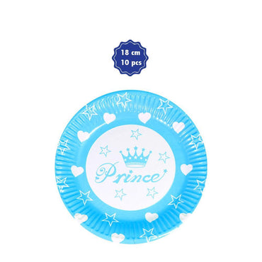 Royal Prince- Paper Plates 18 cm (10 pcs).