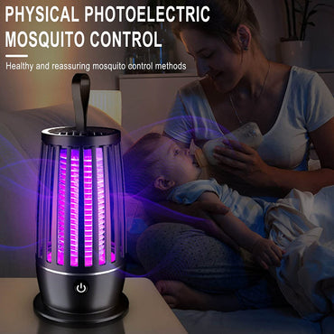Portable Rechargeable Led Mosquito Killer Lamp Radiationless Electric Insect Trap USB Charger