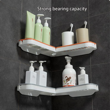 **NET**Bathroom Corner Punch-Free Rack Shampoo Storage Rack Holder with Suction Cup / 891231