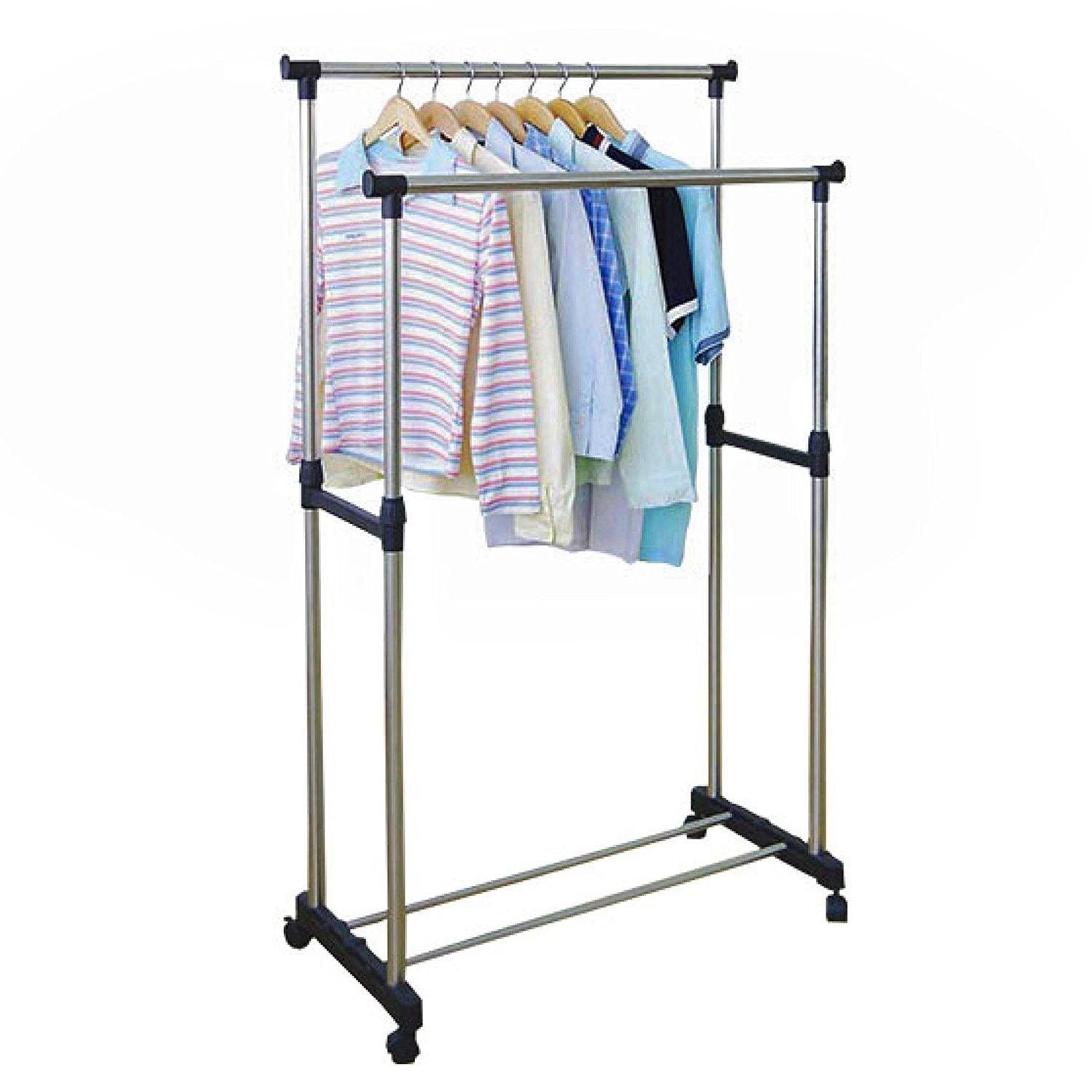 Double Pole Clothes-Rack - Karout Online -Karout Online Shopping In lebanon - Karout Express Delivery 