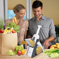 Multi-purpose Vegetable Chopper Slicer Adjustable Vegetable Cutter Safe for Kitchen / 6901234567892