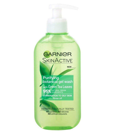GARNIER SkinActive Gel Wash Green Tea 200ml - Karout Online -Karout Online Shopping In lebanon - Karout Express Delivery 