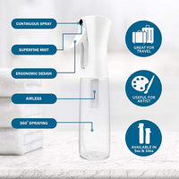 **(NET)**Mist Spray Bottle Ultra Fine Continuous Water Mister for For Cleaning, Gardening, Hair Care & Skin Care