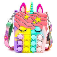 Small Pop It Fidget Unicorn Bag / 22FK130