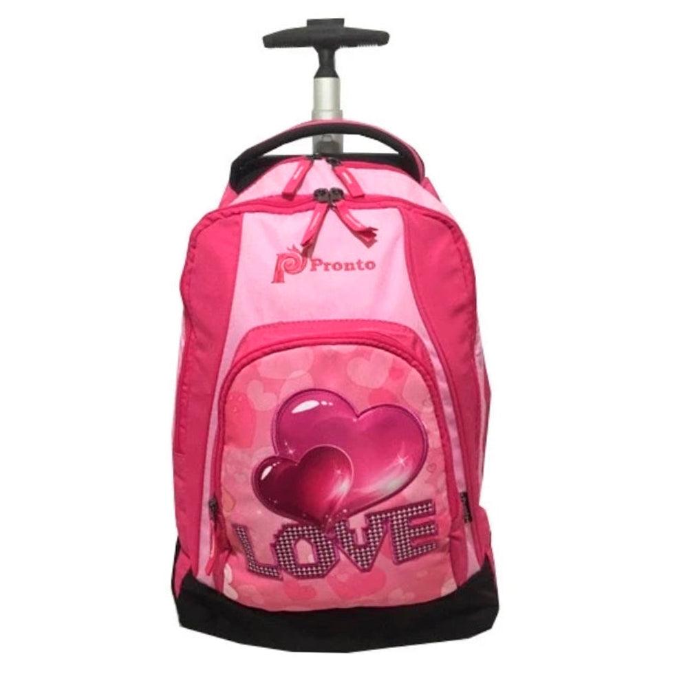 Pronto Trolley School Bag Love 18 inch - Karout Online -Karout Online Shopping In lebanon - Karout Express Delivery 