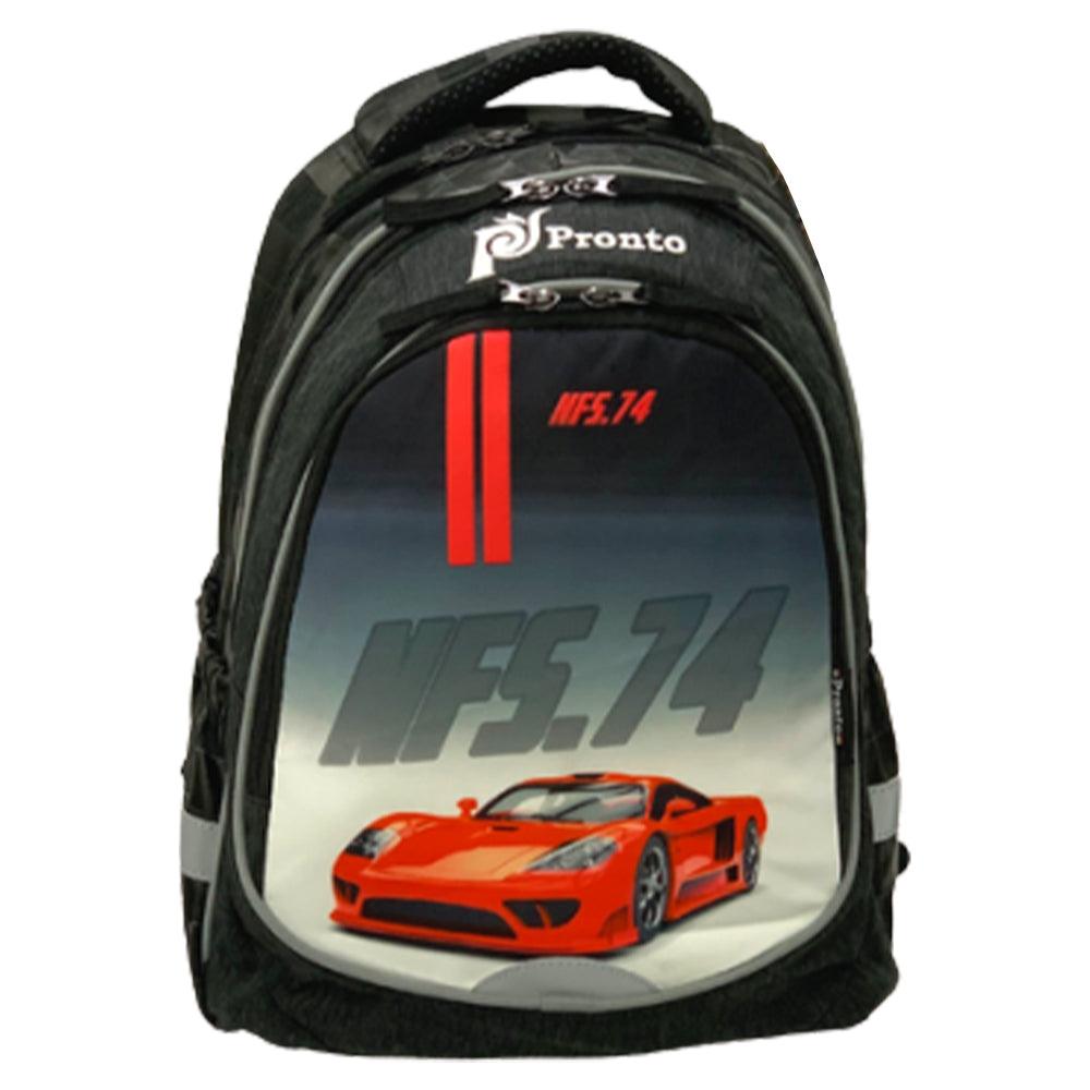 Pronto 16 Inch School Bag Need For Speed BP-4 - Karout Online -Karout Online Shopping In lebanon - Karout Express Delivery 
