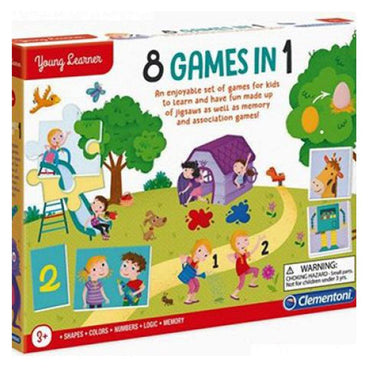 Clementoni 8 Games in 1 - English - Karout Online -Karout Online Shopping In lebanon - Karout Express Delivery 