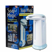 Soap Magic Automatic Soap Dispenser Touch less counter-top liquid soap dispenser waterproof base for Kitchen and Bathrooms - Karout Online -Karout Online Shopping In lebanon - Karout Express Delivery 