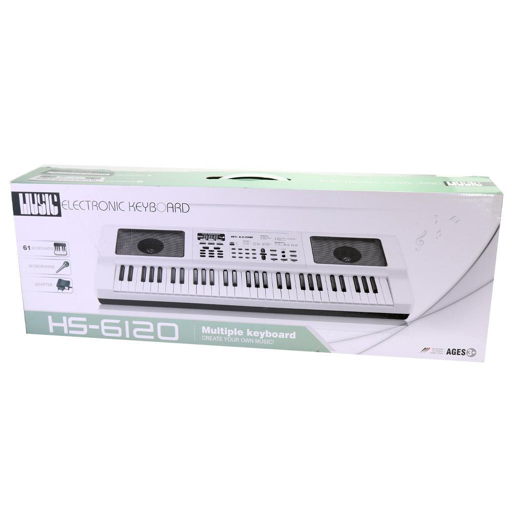 61 Key Electronic Keyboard Piano With Microphone And USB Cable.