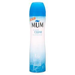 Mum Active Clear Fresh Formula 0% Alcohol Antiperspirant 150ml.