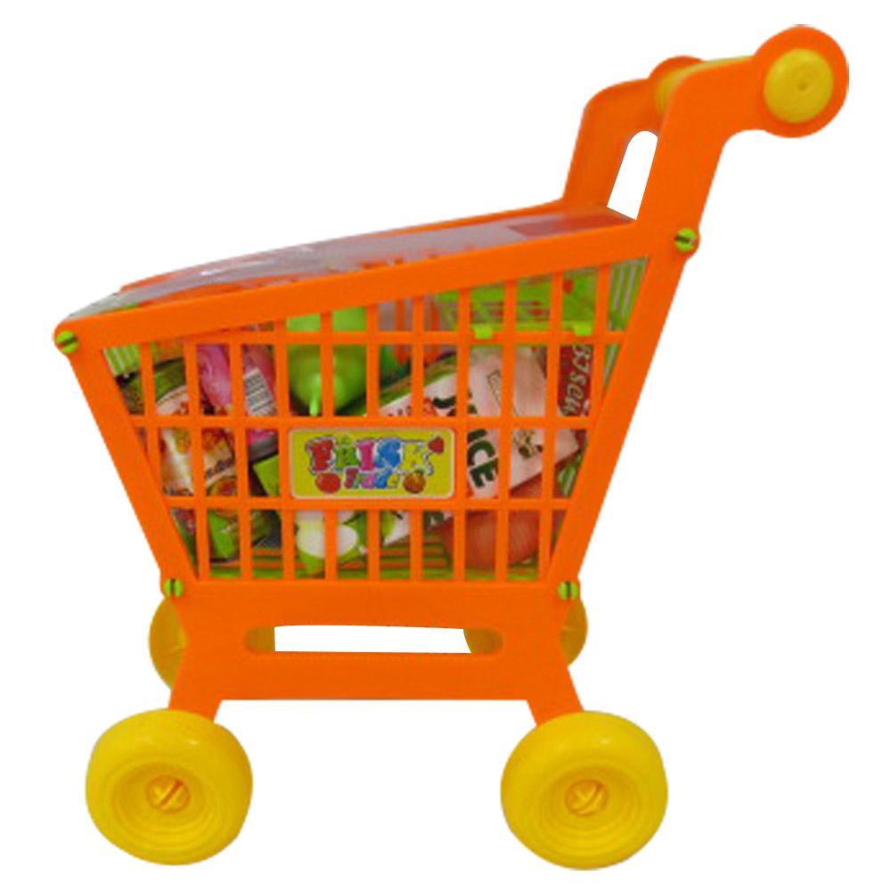 Shopping Cart With Plastic Items Toys & Baby