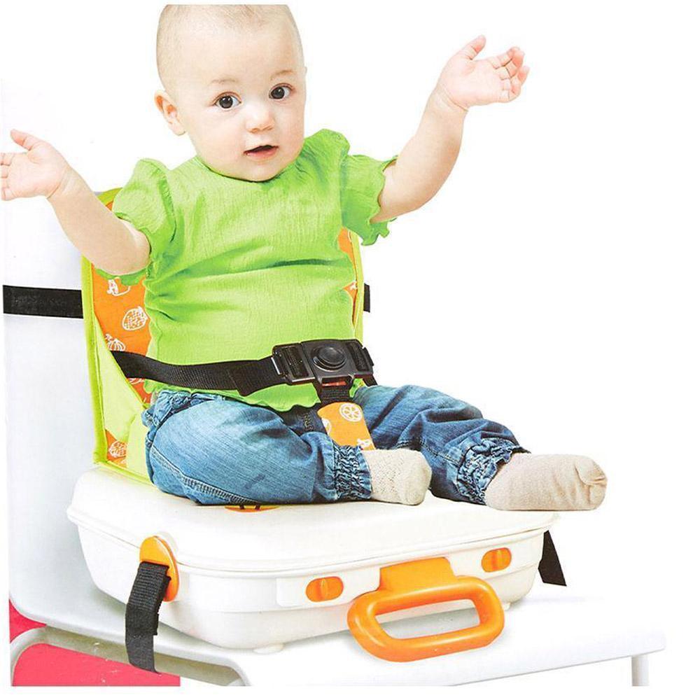 Portable Lightweight Baby Infant Travel Booster & Diaper Plastic Multi-functional Storage Case.