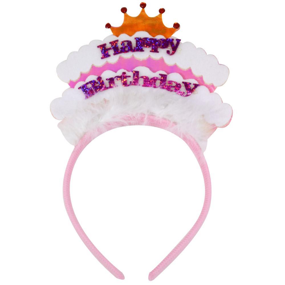 Happy Birthday Crown Hair Band/ H-737/ 766019 Birthday & Party Supplies