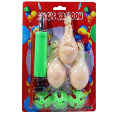 Latex Foam Filled Balloons Set With Hand Pump /q-596 Green Birthday & Party Supplies