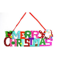 Merry Christmas Foam Door Hanger 32 cm.