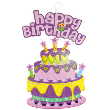 Happy Birthday Decoration / Q-957 Cake Birthday & Party Supplies