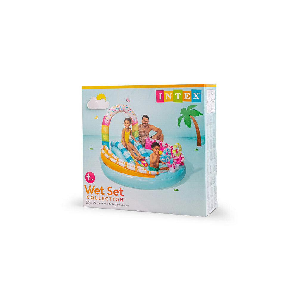 NET) Intex 57144 Candy Zone Playground with Slide - Main Image