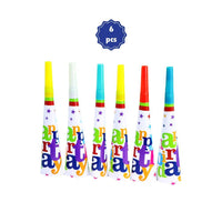 Happy Birthday- Party Horn (6 pcs ).
