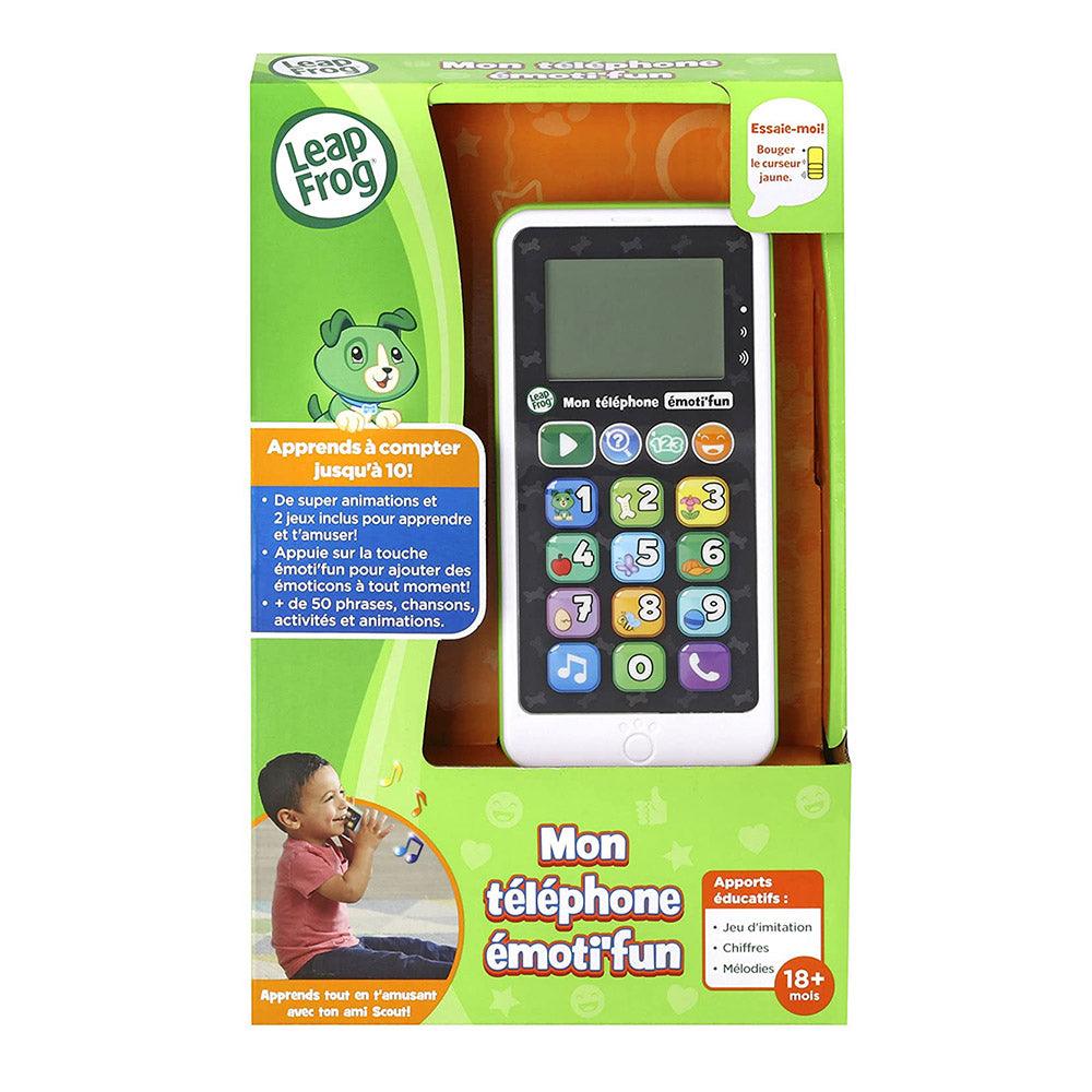 LeapFrog Chat & Count Emoji Phone Green (French Version) - Karout Online -Karout Online Shopping In lebanon - Karout Express Delivery 