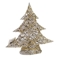 Christmas Glitter Light Up Tree 30 cm ( 10 lamps ).
