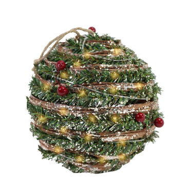 Rattan Light Up Ball 15 cm (10 Lamps).